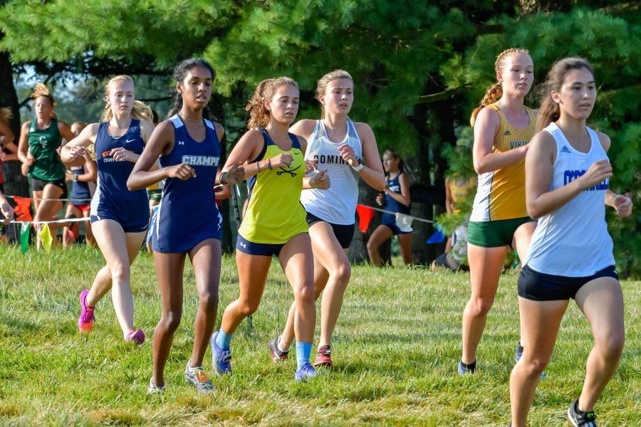 Senior+Suzie+Dilorenzo+runs+at+the+meet+at+Great+Meadows+in+September.+Dilorenzo+took+14th+place+overall+at+the+Loudoun+County+Championships+with+a+time+of+19%3A39.50.+Photo%3A+Raider+Sports