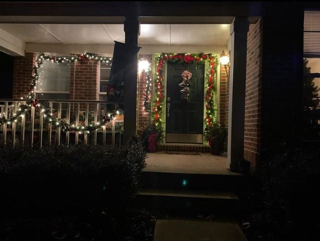Sophomore Hailey Kalinowsky’s submission for the SCA Door Decorating Contest. Kalinowsky was the sole finalist for the holiday challenge because her door best reflected the cheery holiday spirit. Photo courtesy of Hailey Kalinowsky 