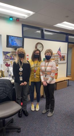 Amy Perkins, Michelle Gettier, and Kathy Garrison are responsible for running the main office. “I do not think that this school would function without them,” Assistant Principal Kristyn Inman.