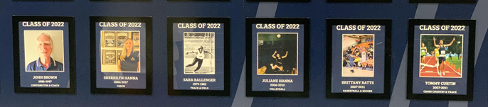 Along with a County game pass to visit anyone of our high school games, inductees also will get a picture hung on the Athletic Hall of Fame wall with their name, year and title. The wall have inducted members dating back to 2014.