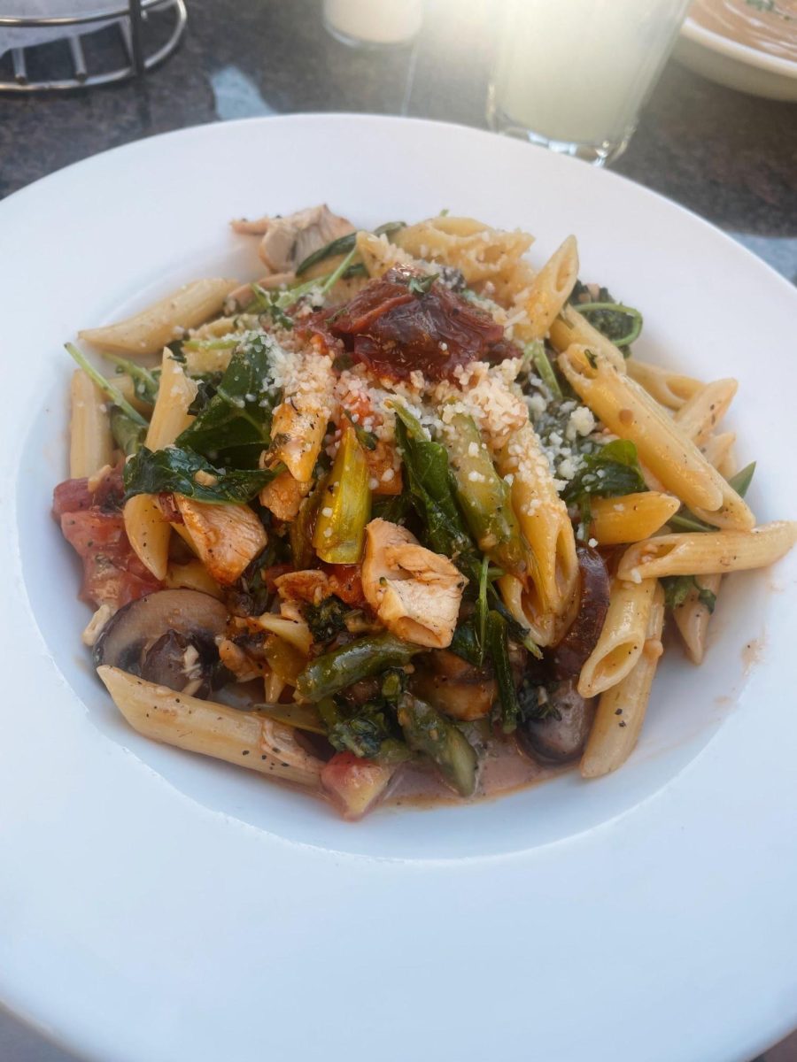 The “Penne Primavera” which features penne pasta, asparagus, mushrooms and other vegetables is one of the many favored dishes at Sweetwater Tavern. Sweetwater Tavern is one of the many expensive, but worth it, places to dine after graduation.