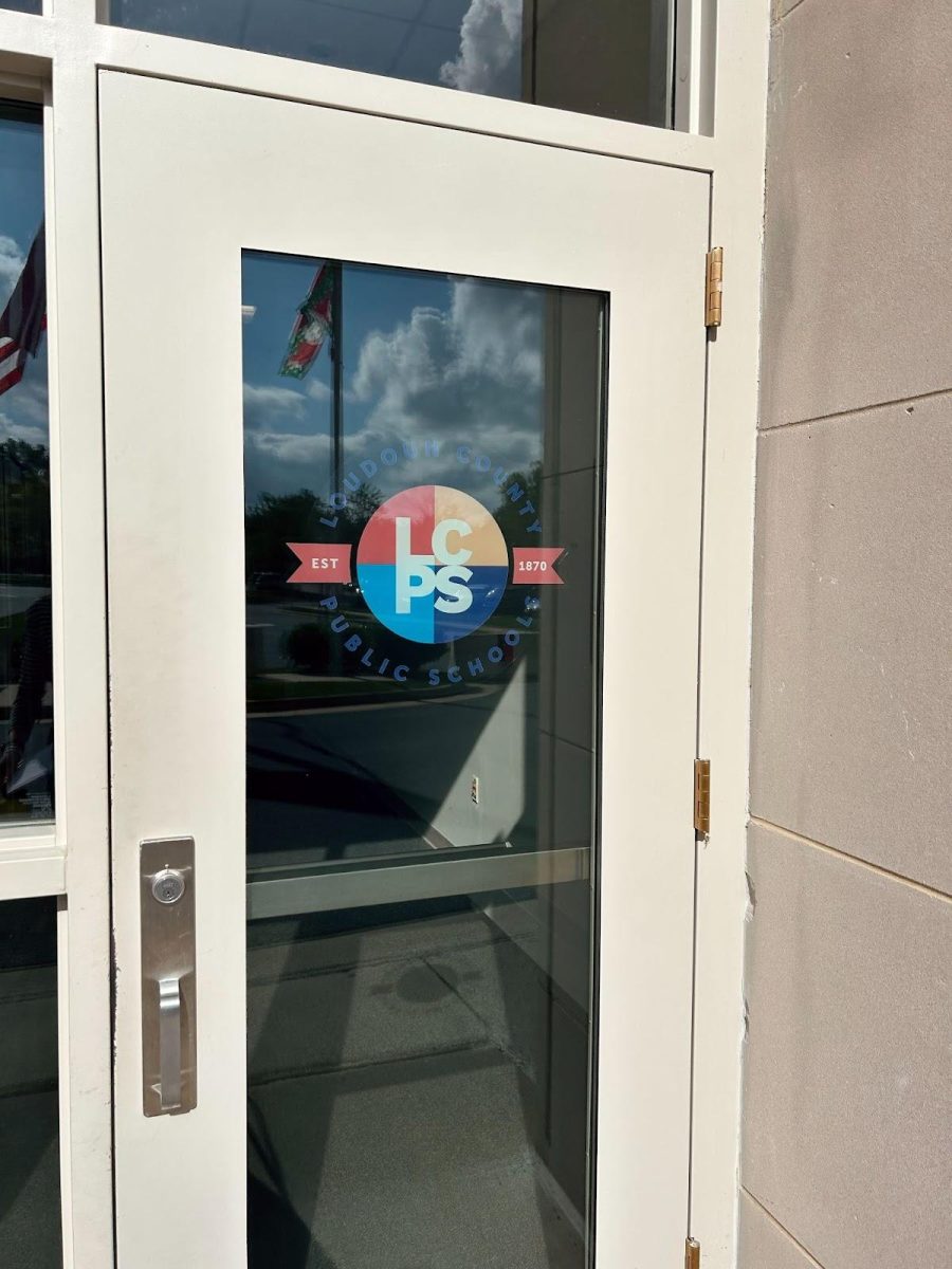 Small changes have been made throughout the county implementing the new logo in as many areas as possible. At the LCPS County building the logo is displayed on the entrance doors, along with an informative video in the lobby expressing the change for the logo. 