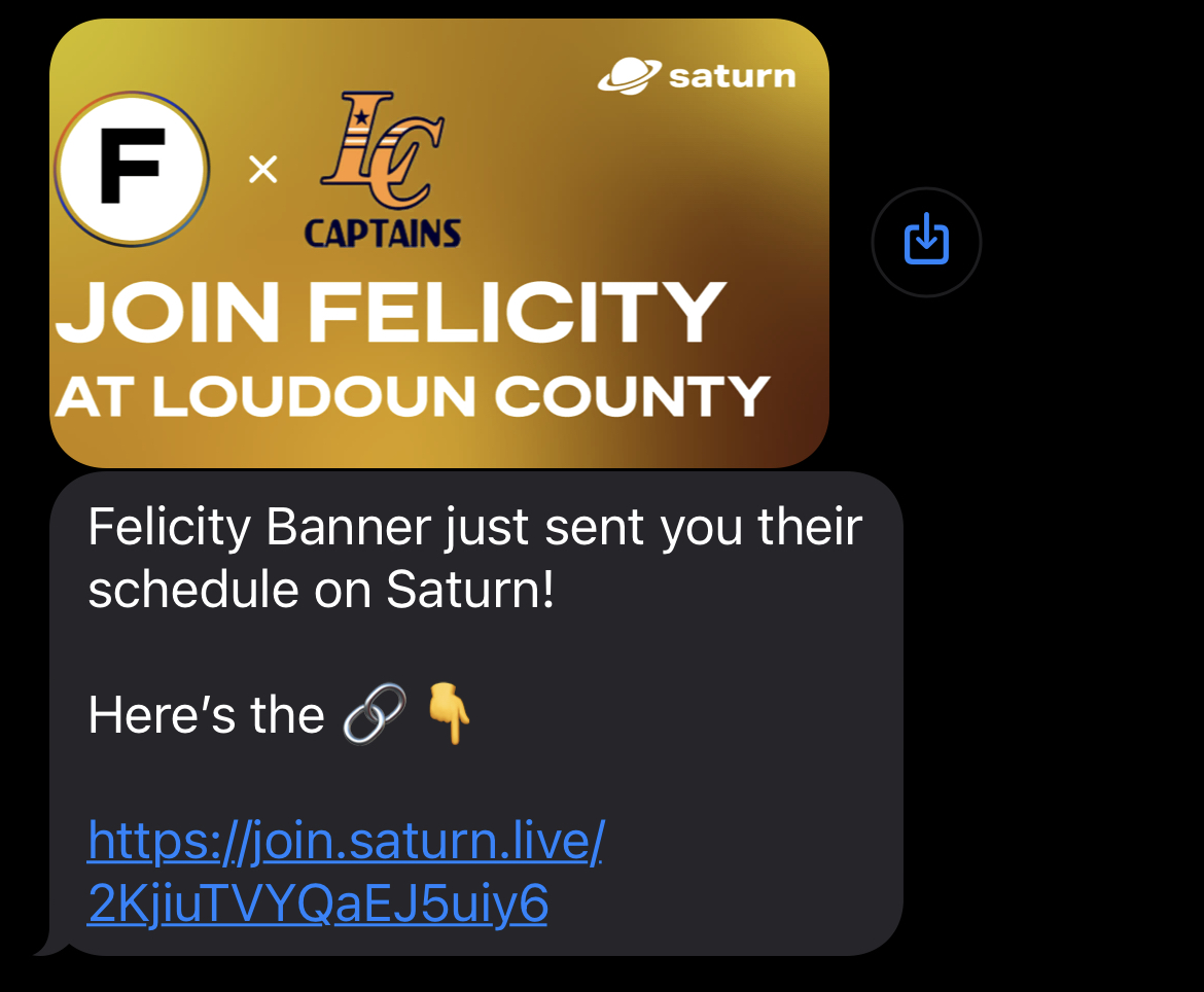 Students who had not already downloaded the app would be notified through a text message that a peer had added them on Saturn. Within the app, students can choose to friend their peers and even use a chat feature.