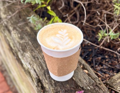 Maple Pecan Latte from SideBar Coffee. Sidebar Coffee is an addition to the SideBar restaurant in downtown Leesburg. 